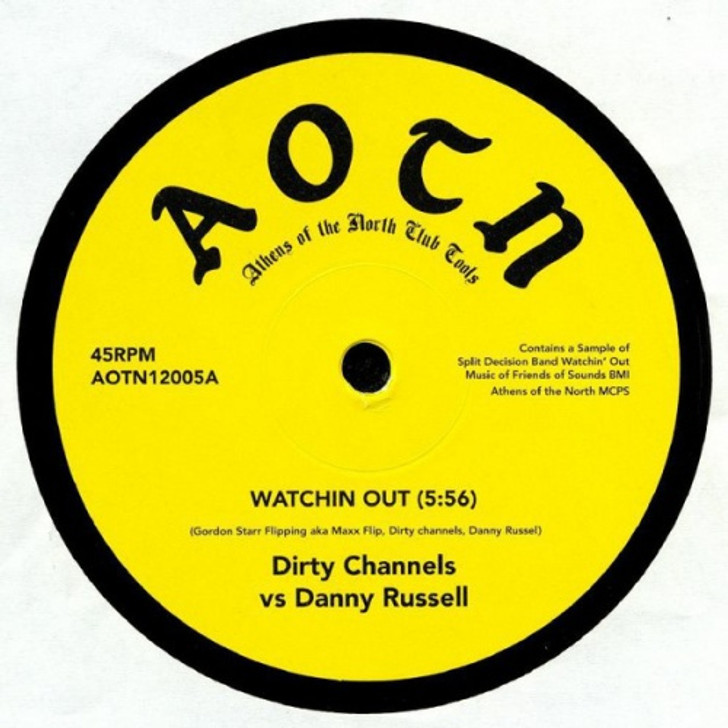 Dirty Channels vs Danny Russell / Frazelle - Watchin Out - 12" Vinyl