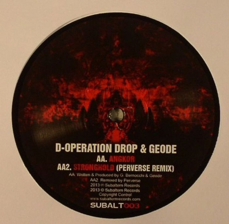 D-Operation Drop & Geode - Stronghold - 12" Vinyl