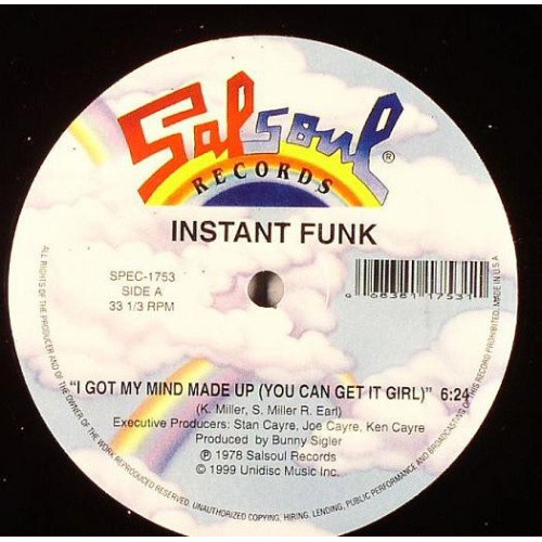 Instant Funk - I Got My Mind Made Up - 12" Vinyl