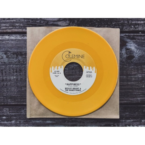 Wesley Bright & The Honeytones - Happiness - 7" Colored Vinyl
