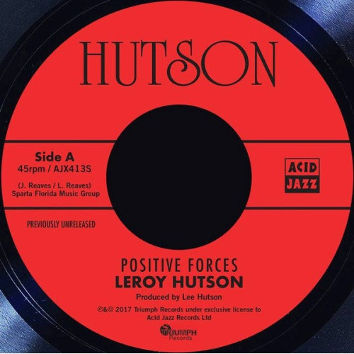 Leroy Hutson - Positive Forces - 7" Vinyl