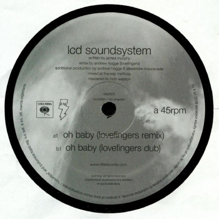 LCD Soundsystem - Oh Baby (Lovefingers Remix) - 12" Vinyl
