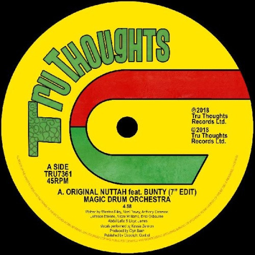 Magic Drum Orchestra - Original Nuttah / Dread Nourishment - 7" Vinyl