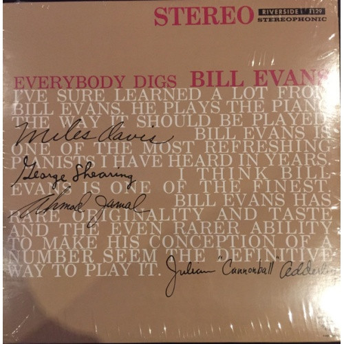 Bill Evans Trio - Everybody Digs Bill Evans - LP Vinyl