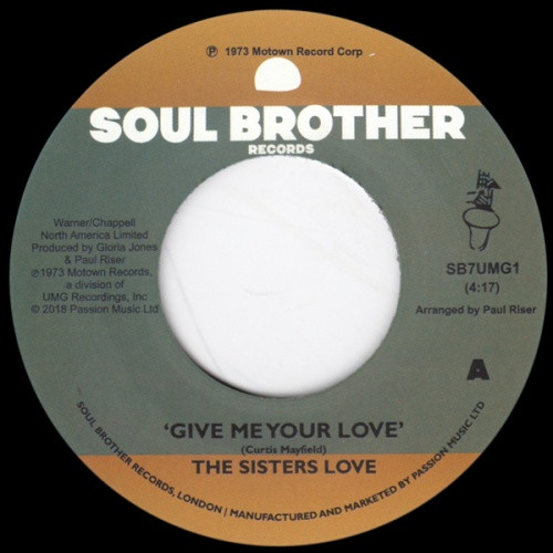 レアグルーブ【SISTERS LOVE・Give Me Your Love】 Sisters Love