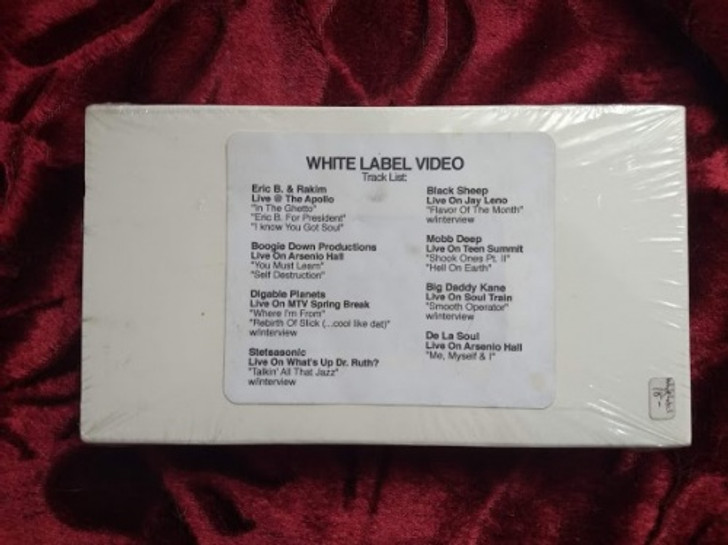 Various Artists - White Label Video - Live Performances - VHS Cassette