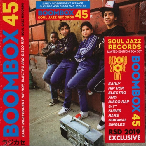 Various Artists - Boombox 45: Early Independent Hip Hop, Electro & Disco Rap 1979-82 RSD - 5x 7" Vinyl Box Set