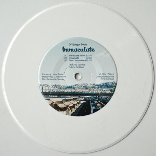 Ol' Burger Beats - Immaculate Remix - 7" Colored Vinyl