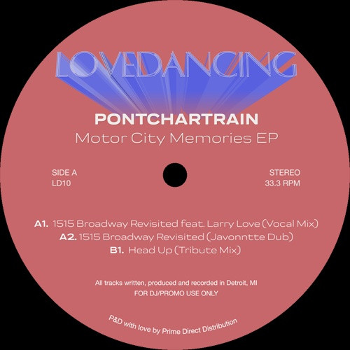 Pontchartrain - Motor City Memories Ep - 12" Vinyl