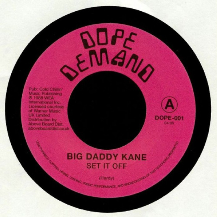 Big Daddy Kane - Set It Off - 7" Vinyl