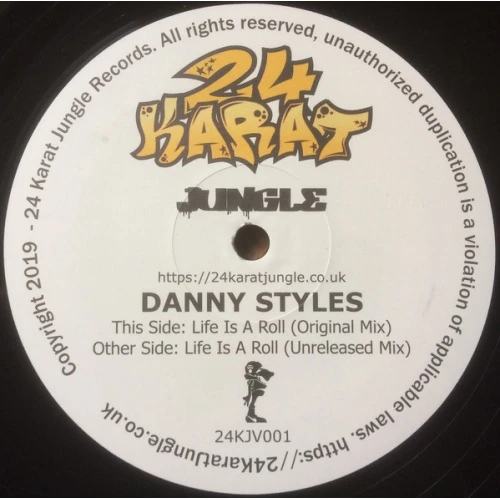 Danny Styles - Life Is A Roll - 12" Vinyl