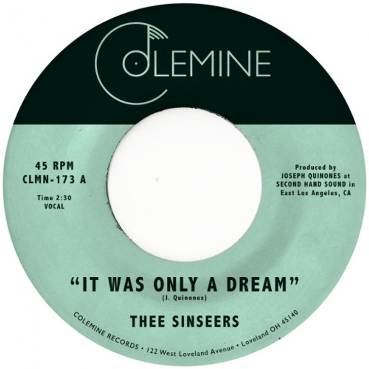 Thee Sinseers - It Was Only A Dream - 7" Vinyl