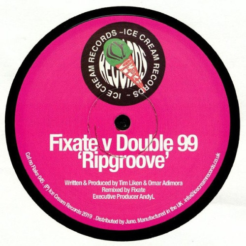 Fixate v Double 99 - Ripgroove - 12" Vinyl
