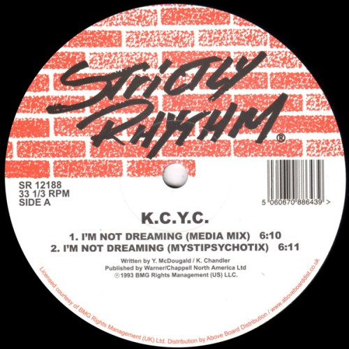 K.C.Y.C. (Kerri Chandler) - I'm Not Dreaming - 12" Vinyl