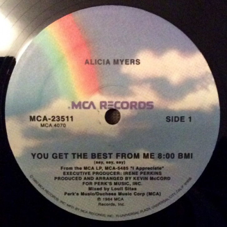 Alicia Myers - You Get The Best From Me - 12" Vinyl