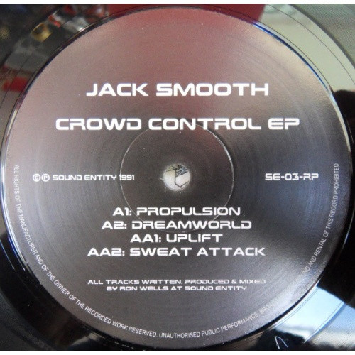 Jack Smooth - Crowd Control Ep - 12" Vinyl