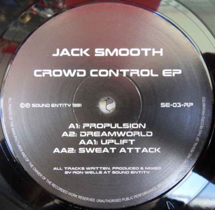 Jack Smooth - Crowd Control Ep - 12" Vinyl