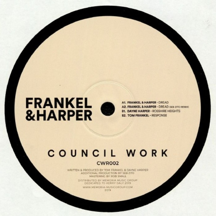 Frankel & Harper - Dread Ep - 12" Vinyl