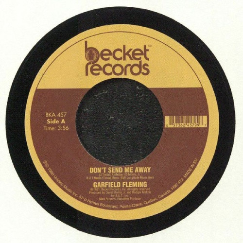 Garfield Fleming - Don't Send Me Away - 7" Vinyl