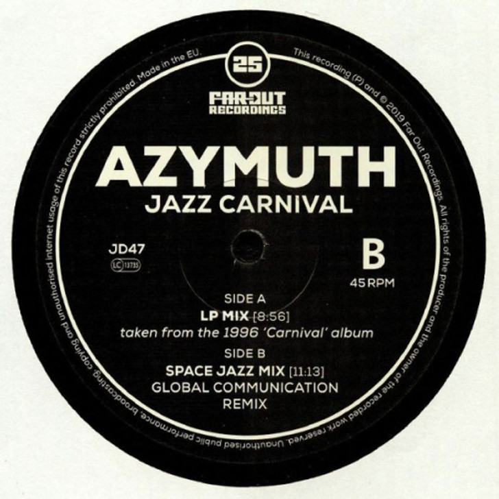 Azymuth - Jazz Carnival (Far Out) - 12" Vinyl