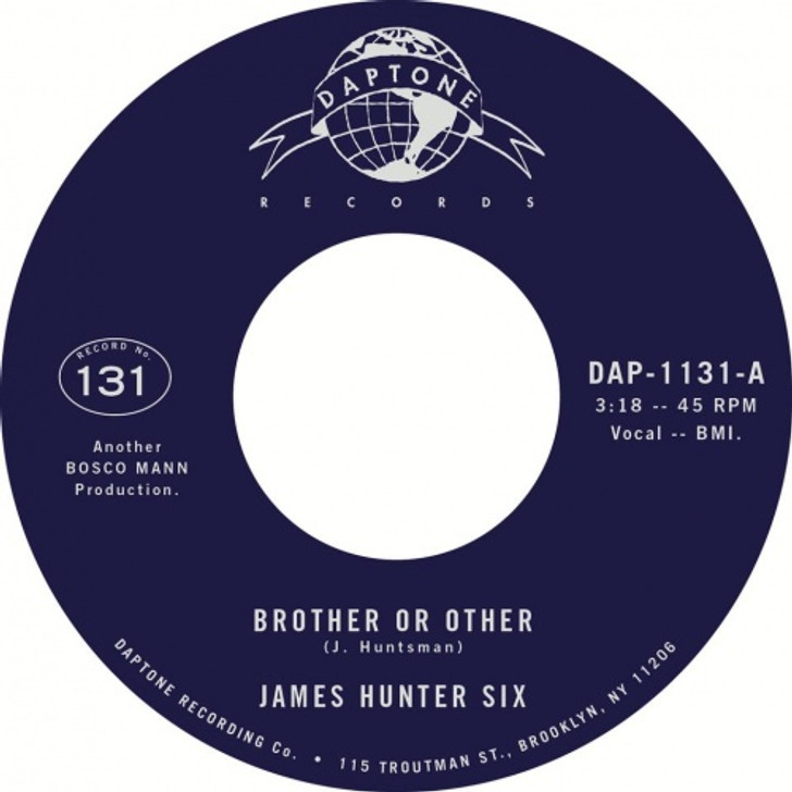 James Hunter Six - Brother Or Other - 7" Vinyl