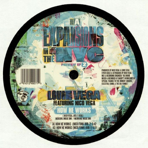 Louie Vega - Expansions In The NYC Preview Ep 2 - 12" Vinyl