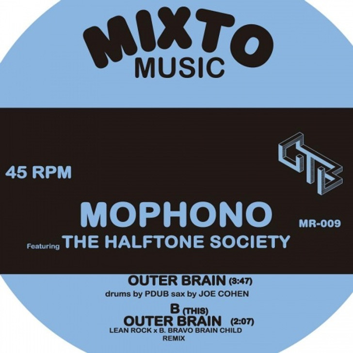 Mophono / Halftone Society - Outer Brain - 7" Vinyl