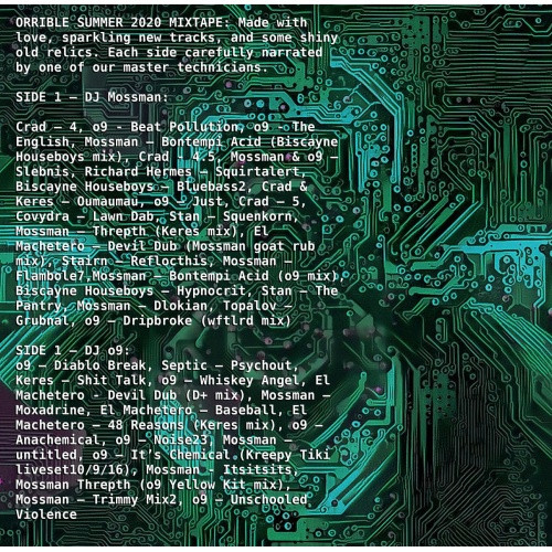 Mossman & o9 - Orrible DJs Summer 2020 Mixtape - Cassette