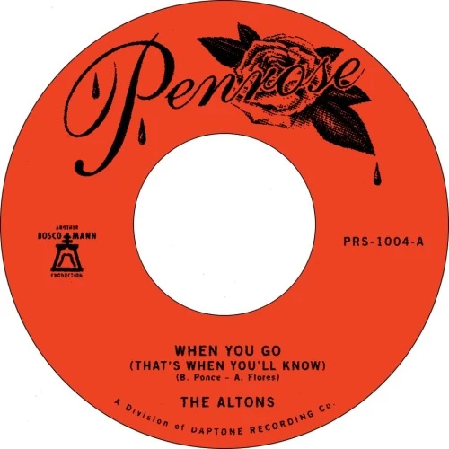 The Altons - When You Go (That's When You'll Know) - 7" Vinyl