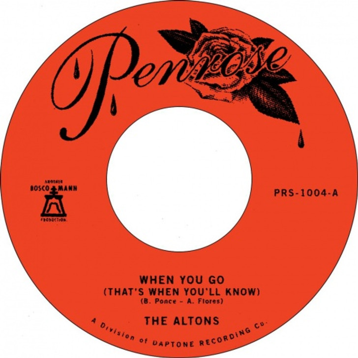 The Altons - When You Go (That's When You'll Know) - 7" Vinyl
