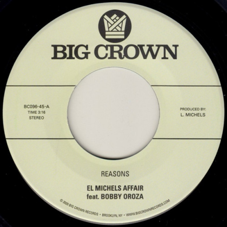 El Michels Affair & Bobby Oroza - Reasons / Hipps - 7" Vinyl