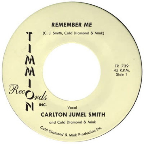 Carlton Jumel Smith - Remember Me - 7" Vinyl