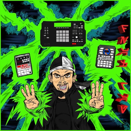 Q Three aka EAR. Drum - Deaf Ray - LP Vinyl