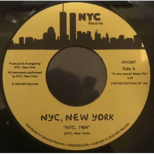 NYC, New York / Kozmik Funk - NYC, 1984 - 7" Vinyl