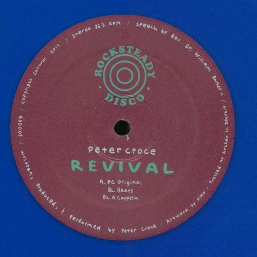 Peter Croce - Revival - 12" Colored Vinyl