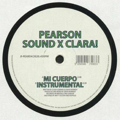 Pearson Sound X Clara! - Mi Cuerpo - 10" Vinyl