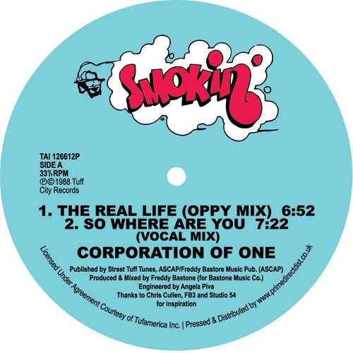 Corporation Of One - The Real Life / So Where Are You - 12" Vinyl