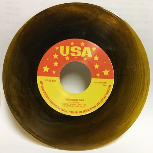 Reggie Msomi - Midnight Ska / Blue Ska - 7" Colored Vinyl