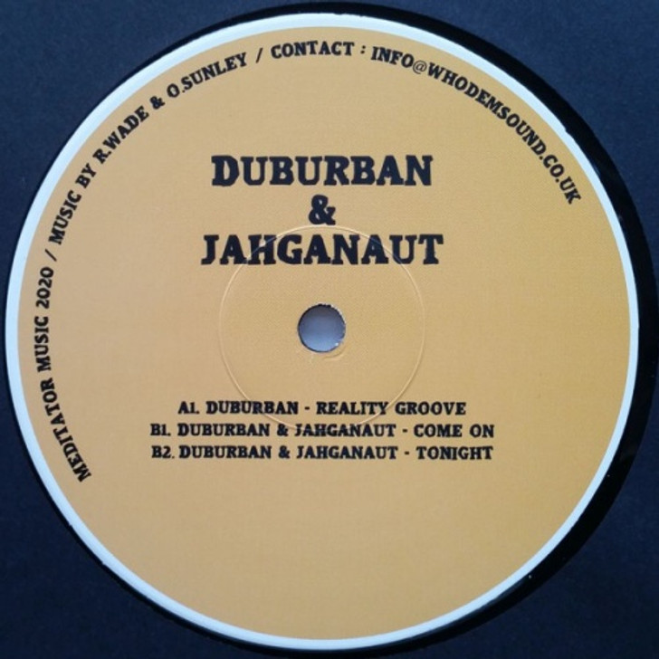 Duburban & Jahganaut - Reality Groove - 12" Vinyl