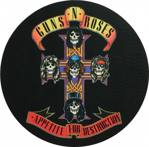 Guns N' Roses - Cross Logo - Single Slipmat