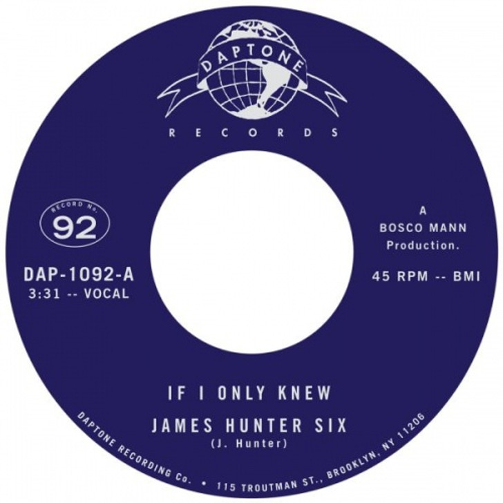 James Hunter Six - If I Only Knew / Heartbreak - 7" Vinyl