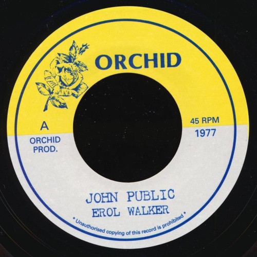 Errol Walker & The Upsetters - John Public / Public Version - 7" Vinyl