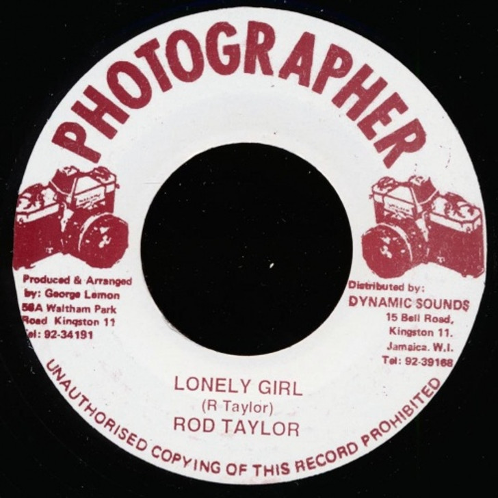 Rod Taylor - Lonely Girl - 7" Vinyl