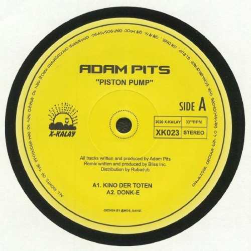 Adam Pits - Piston Pump - 12" Vinyl