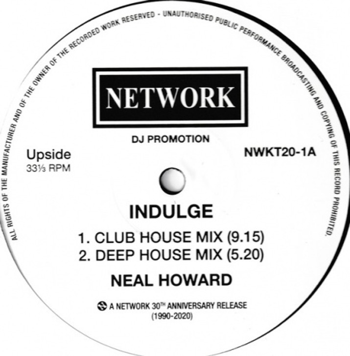 Neal Howard - Indulge - 12" Vinyl