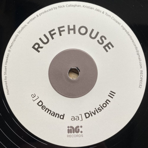 Ruffhouse - Demand / Division III - 12" Vinyl