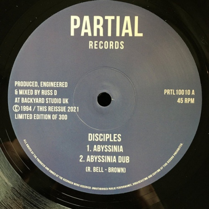 The Disciples - Abyssinia / Mabrak - 10" Vinyl