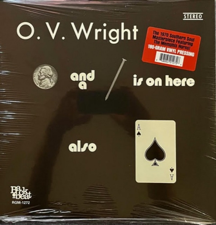 O.V. Wright - A Nickel & A Nail & The Ace Of Spades - LP Vinyl