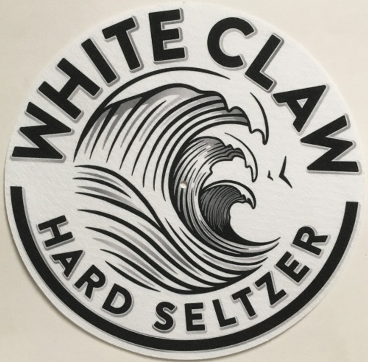 White Claw - Logo Black on White - Single Slipmat