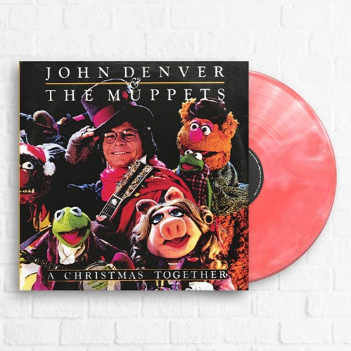 John Denver & The Muppets - A Christmas Together (Candy Cane Swirl) - LP Colored Vinyl